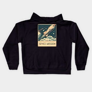 space mission Kids Hoodie